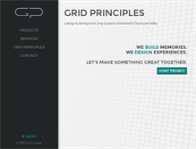 Tablet Screenshot of gridprinciples.com